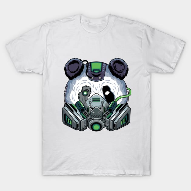 Futuristic Panda T-Shirt by Zildareds